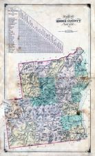 Essex County-Outline Map, Essex County 1876